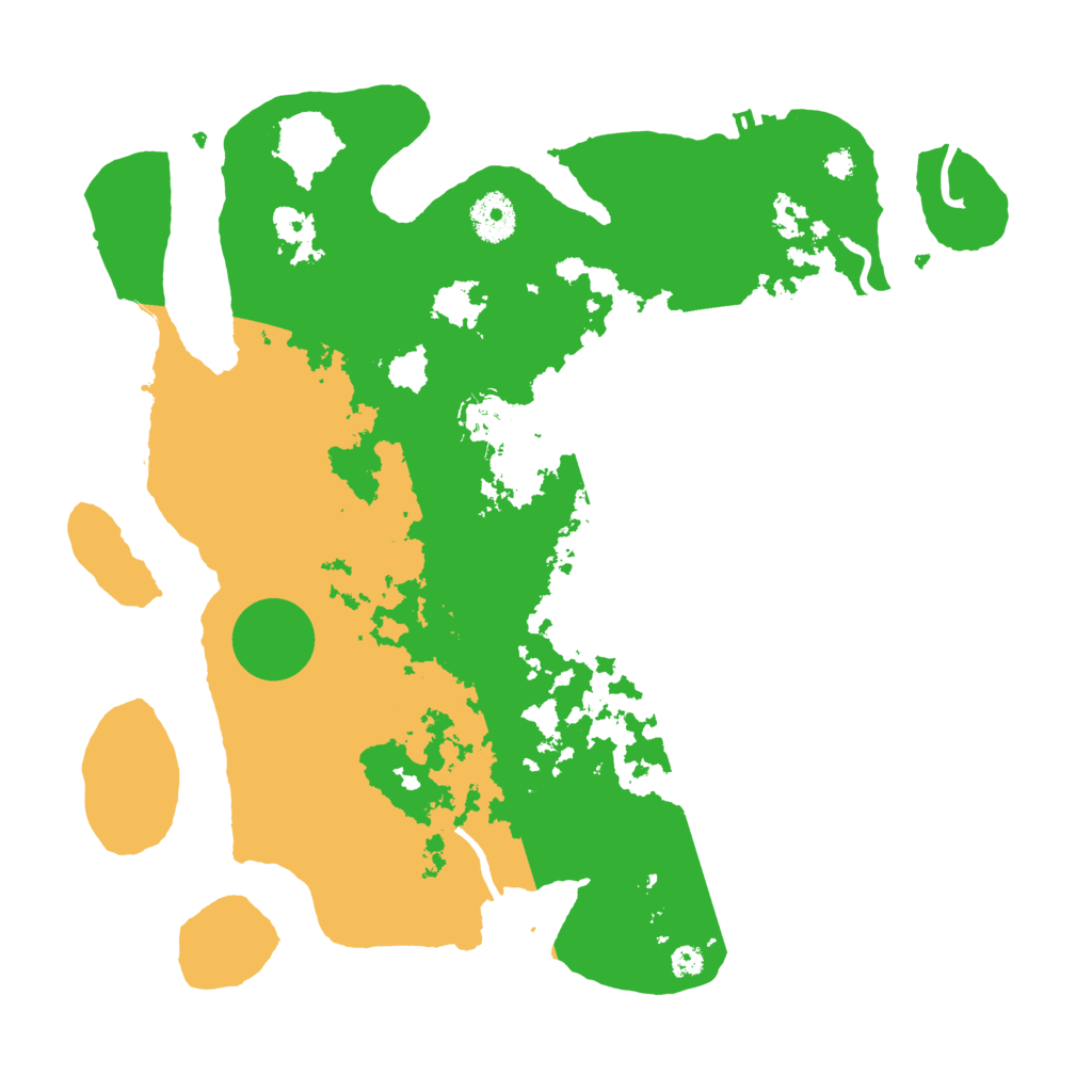 Biome Rust Map: Procedural Map, Size: 3500, Seed: 96711435