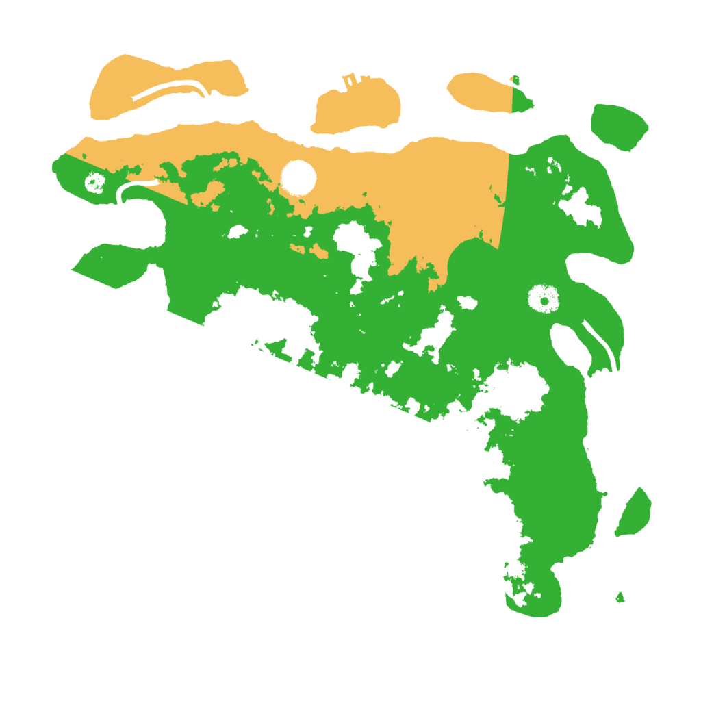 Biome Rust Map: Procedural Map, Size: 3500, Seed: 69713966