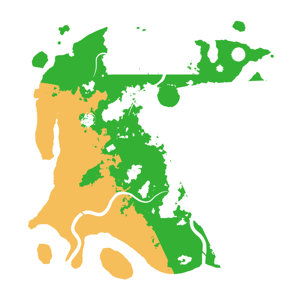 Biome Rust Map: Procedural Map, Size: 3800, Seed: 1260483