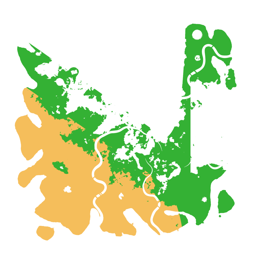 Biome Rust Map: Procedural Map, Size: 4500, Seed: 19621215