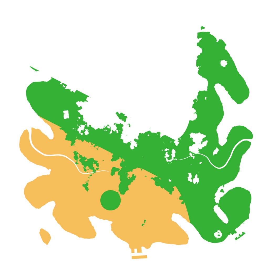 Biome Rust Map: Procedural Map, Size: 3500, Seed: 917221122