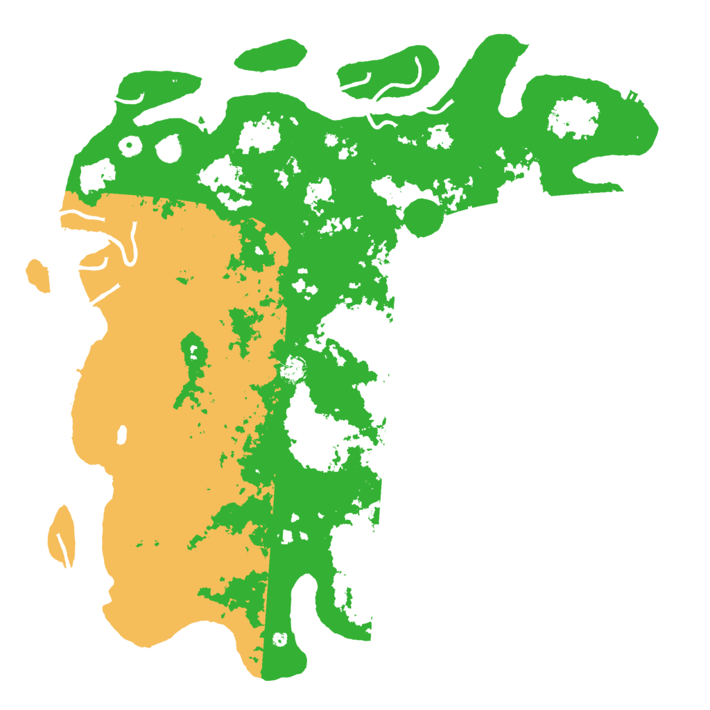 Biome Rust Map: Procedural Map, Size: 5000, Seed: 842151243