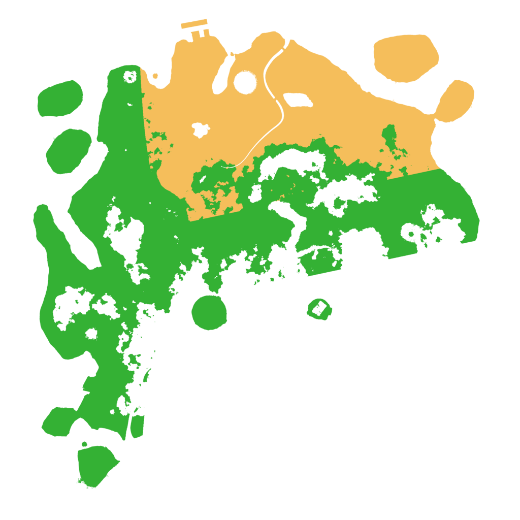 Biome Rust Map: Procedural Map, Size: 4000, Seed: 638006