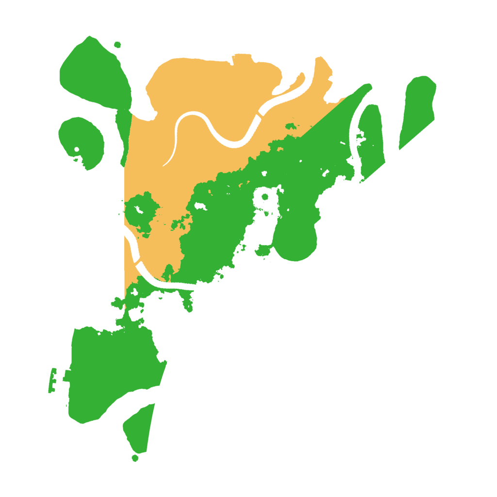 Biome Rust Map: Procedural Map, Size: 3000, Seed: 2123854103