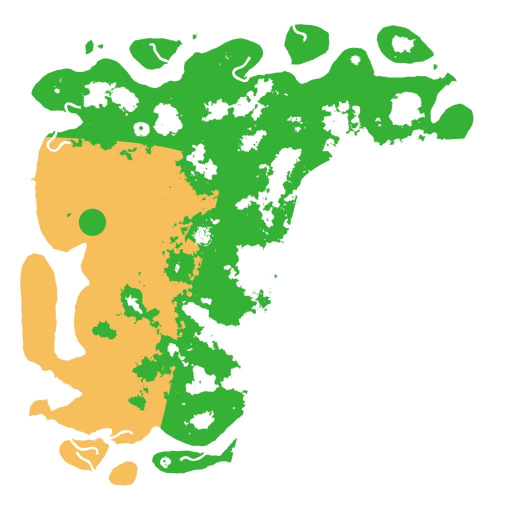 Biome Rust Map: Procedural Map, Size: 5000, Seed: 2486579
