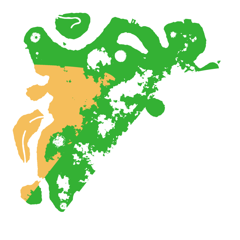 Biome Rust Map: Procedural Map, Size: 3700, Seed: 889966215