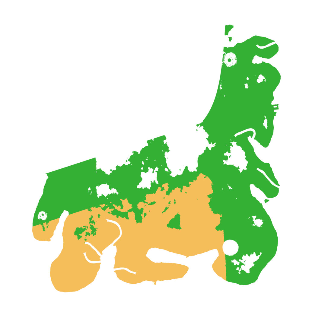 Biome Rust Map: Procedural Map, Size: 3500, Seed: 1282276982