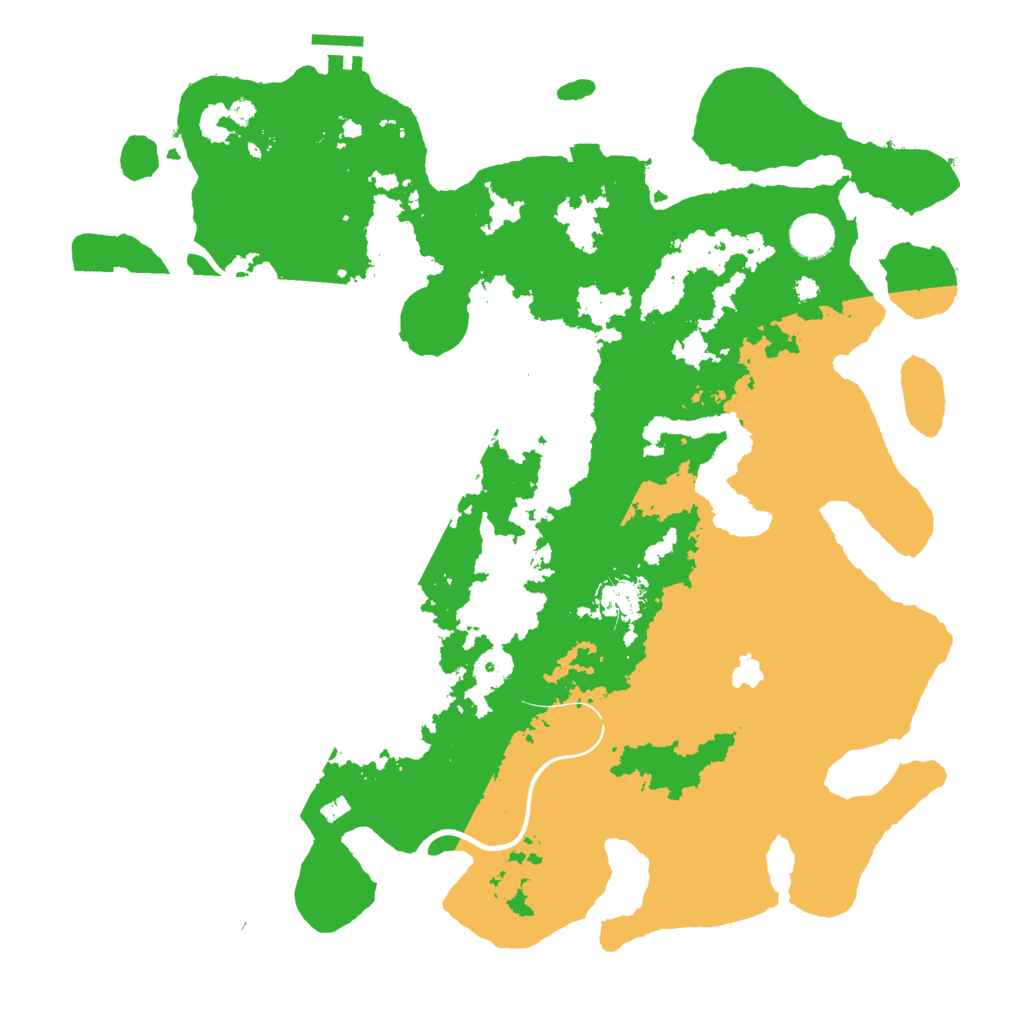 Biome Rust Map: Procedural Map, Size: 4000, Seed: 3108436