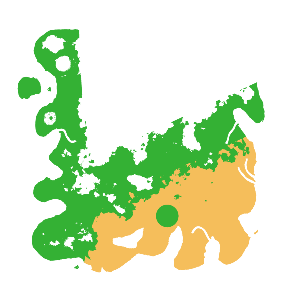Biome Rust Map: Procedural Map, Size: 3500, Seed: 4589335