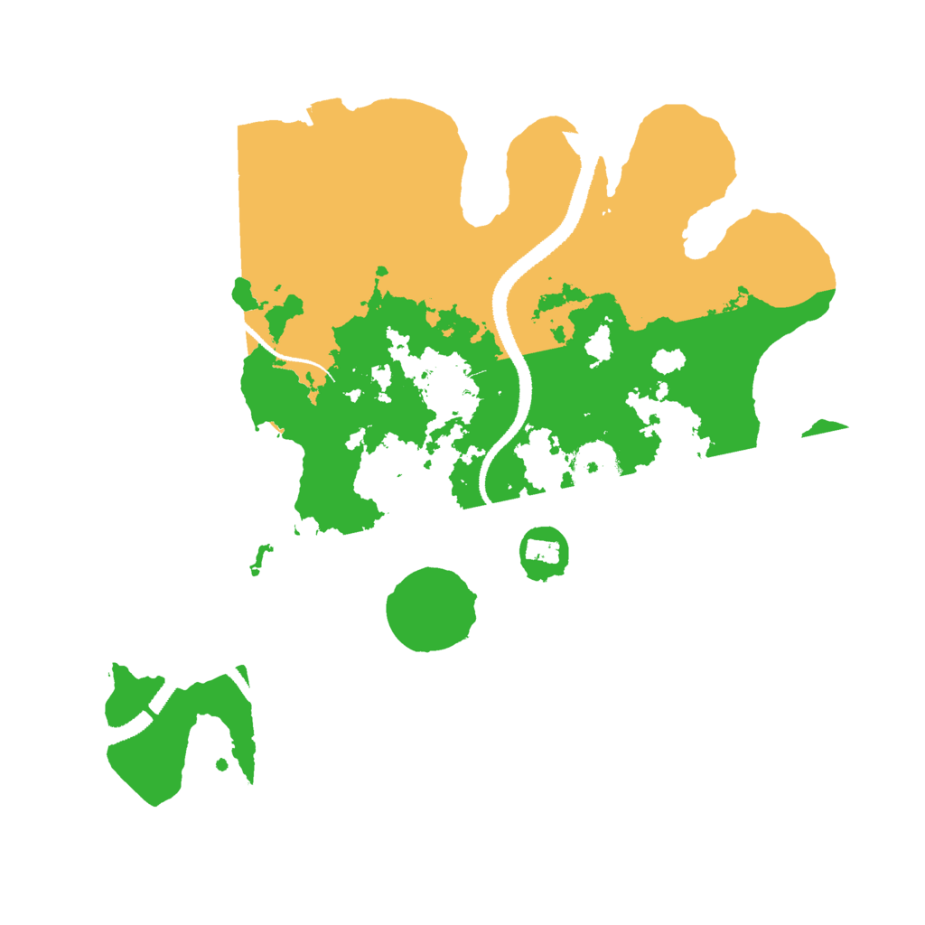 Biome Rust Map: Procedural Map, Size: 3000, Seed: 446724523