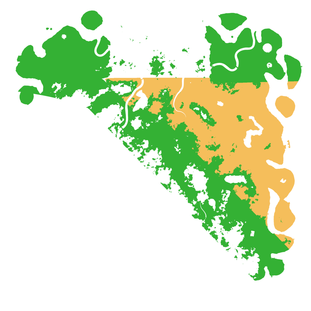 Biome Rust Map: Procedural Map, Size: 6000, Seed: 1909