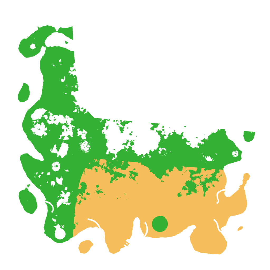 Biome Rust Map: Procedural Map, Size: 4500, Seed: 1381350000