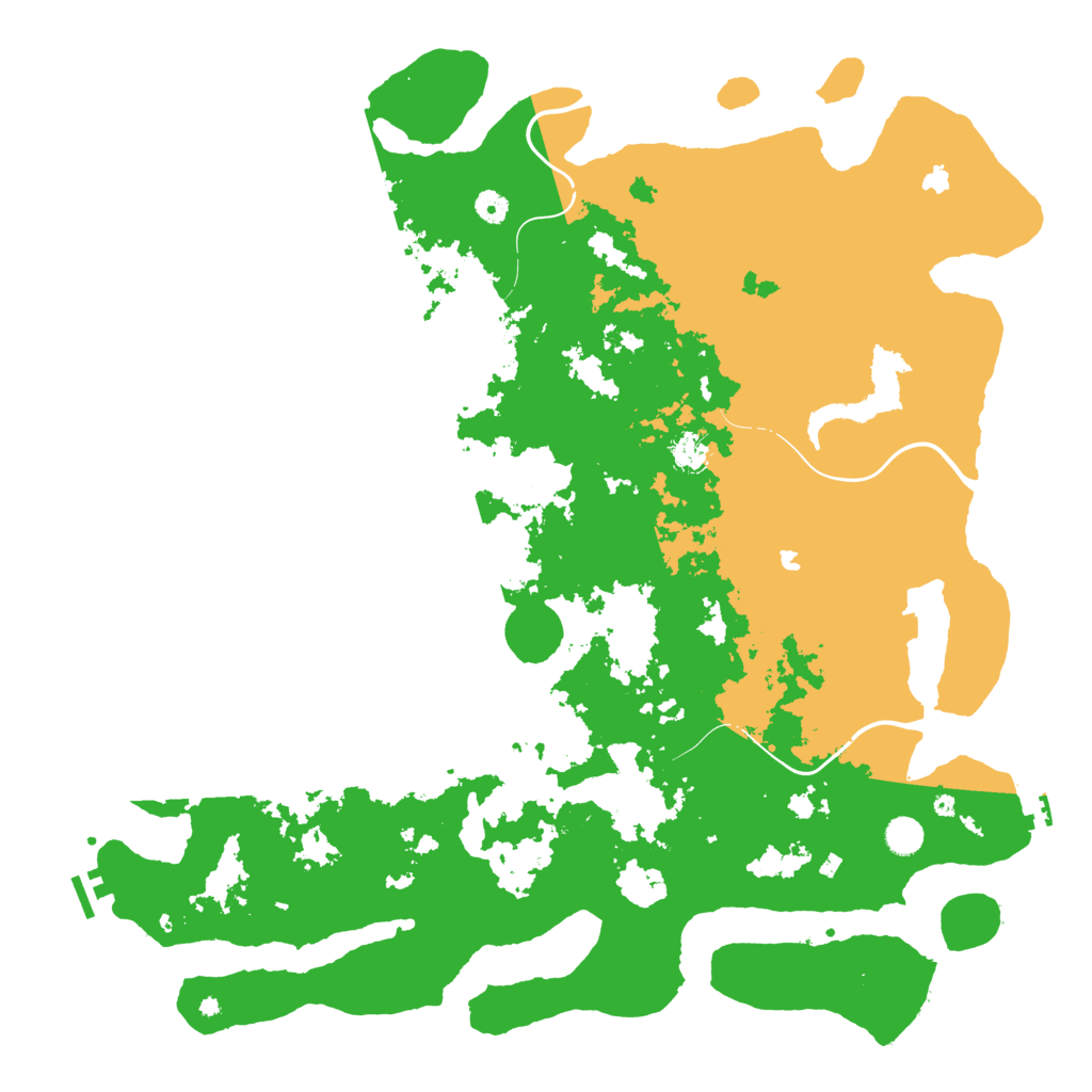 Biome Rust Map: Procedural Map, Size: 5000, Seed: 47910