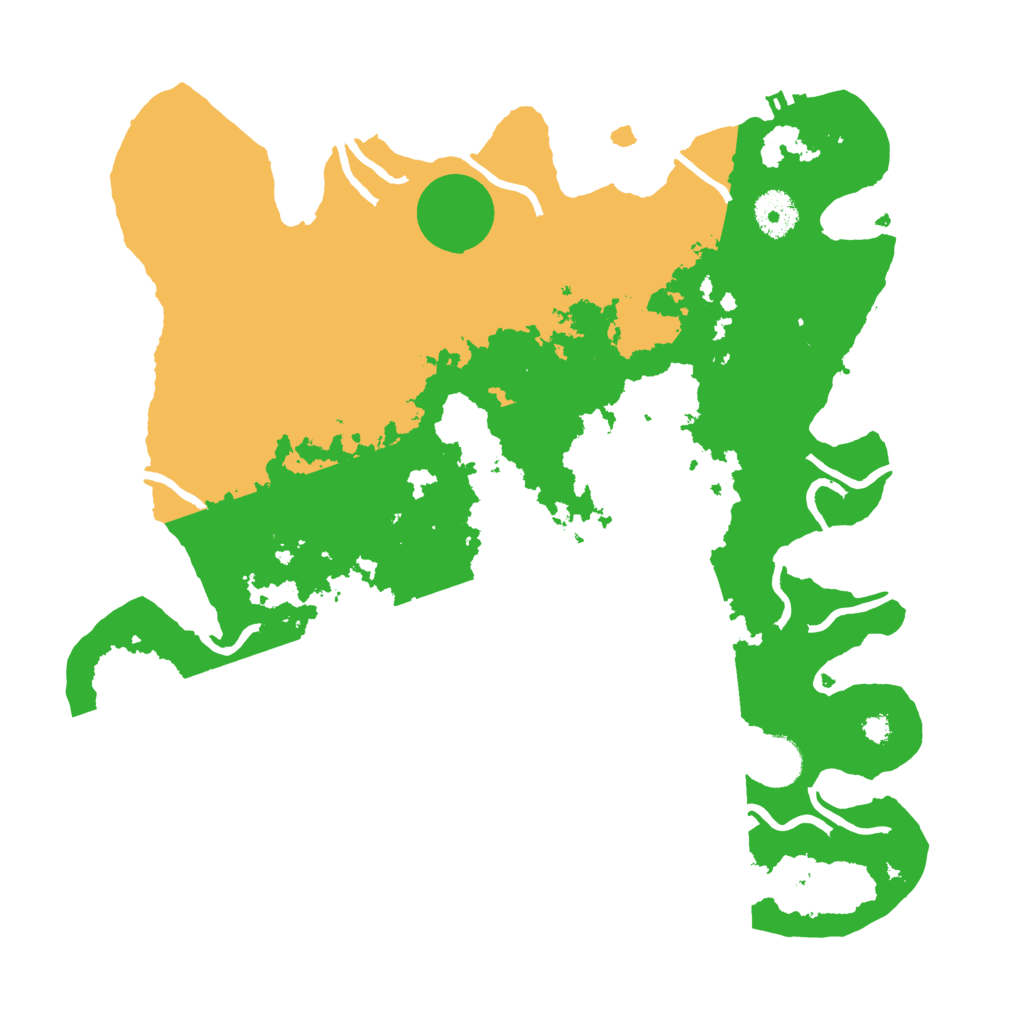 Biome Rust Map: Procedural Map, Size: 3500, Seed: 850808942