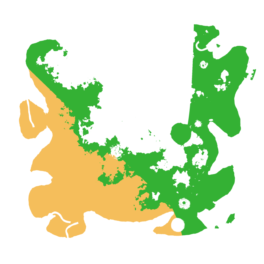 Biome Rust Map: Procedural Map, Size: 3500, Seed: 21963712
