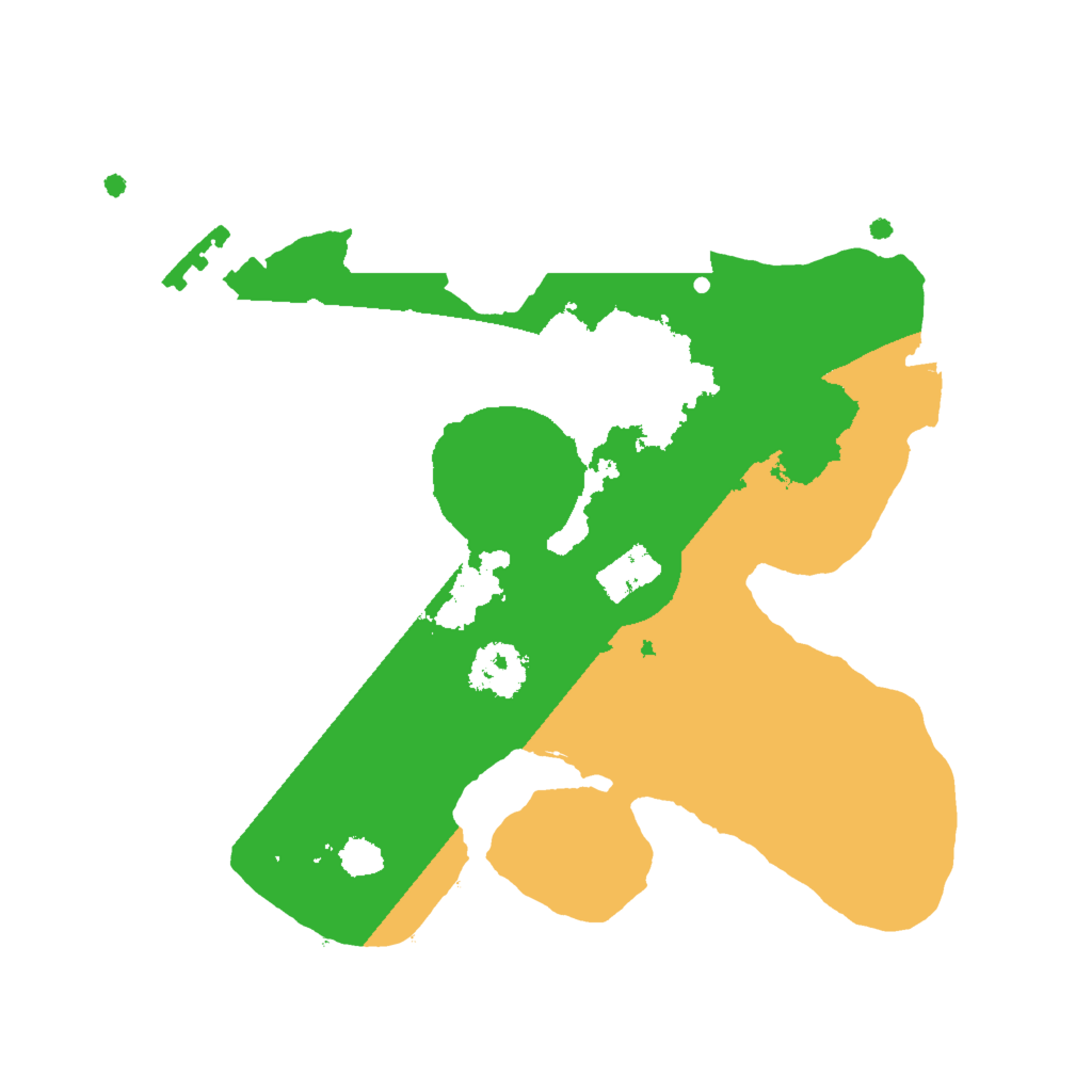 Biome Rust Map: Procedural Map, Size: 2000, Seed: 17171