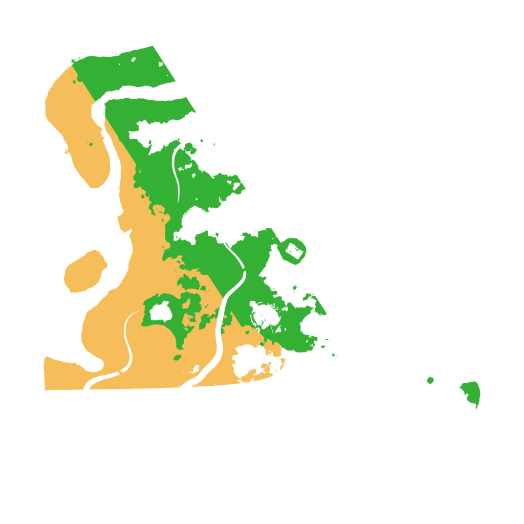 Biome Rust Map: Procedural Map, Size: 3500, Seed: 36709320