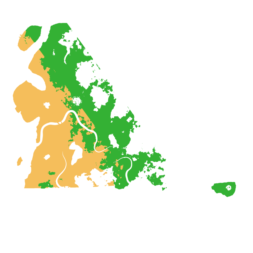 Biome Rust Map: Procedural Map, Size: 5000, Seed: 36236
