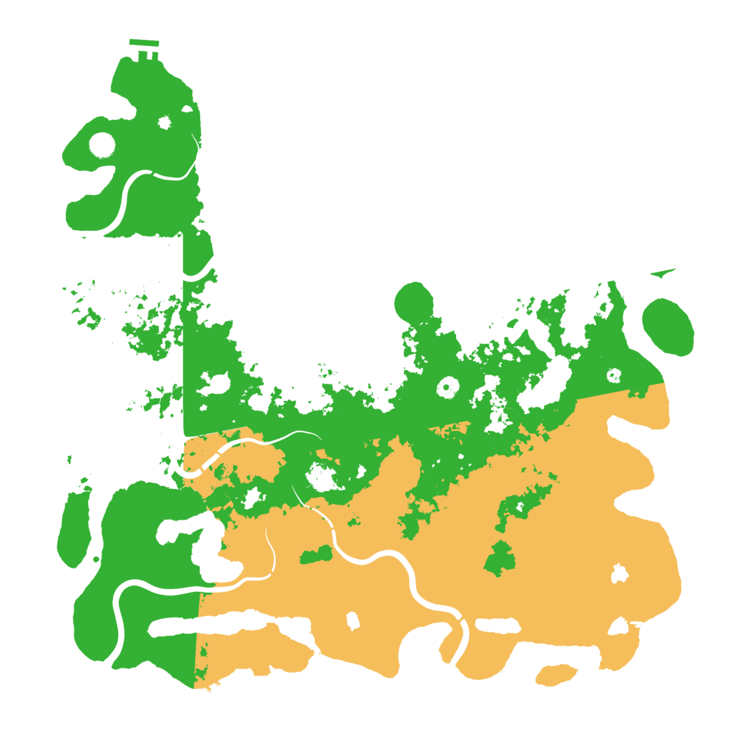 Biome Rust Map: Procedural Map, Size: 5000, Seed: 3215346