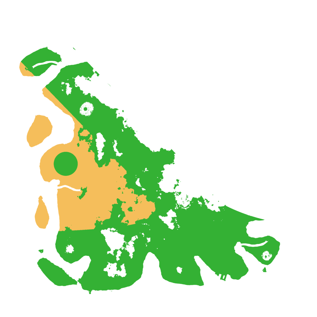 Biome Rust Map: Procedural Map, Size: 3500, Seed: 5233099