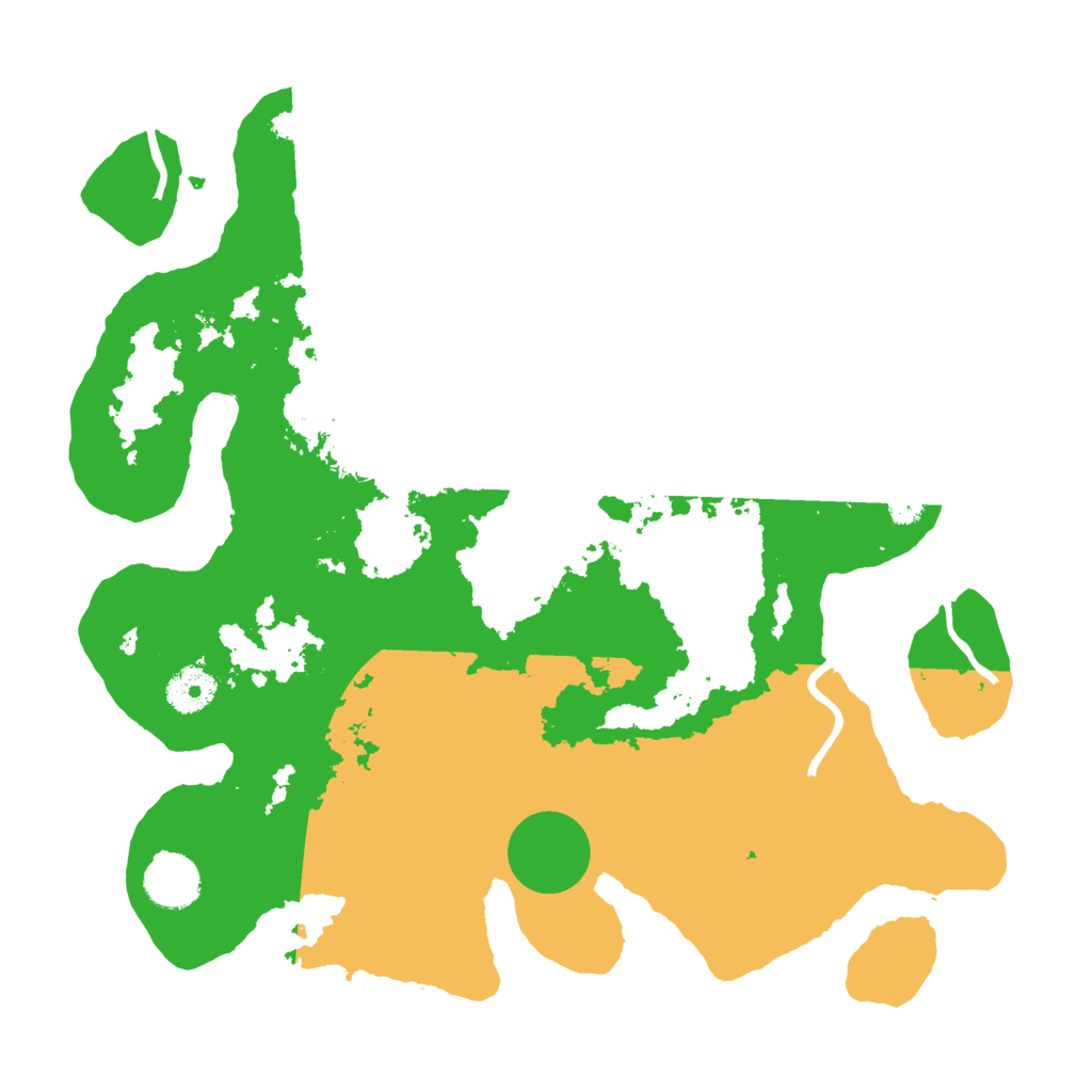 Biome Rust Map: Procedural Map, Size: 3500, Seed: 82699437
