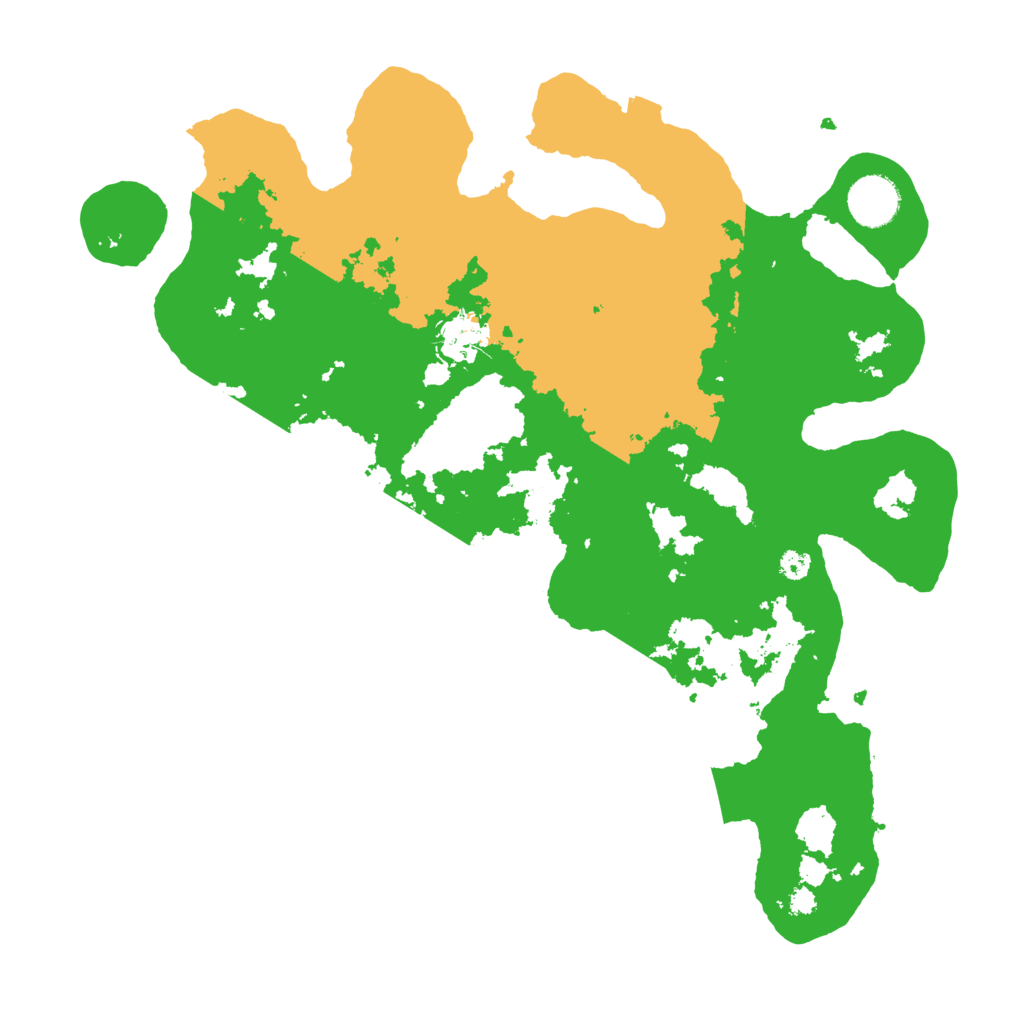Biome Rust Map: Procedural Map, Size: 3500, Seed: 61123