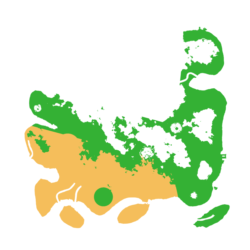 Biome Rust Map: Procedural Map, Size: 3500, Seed: 34512238