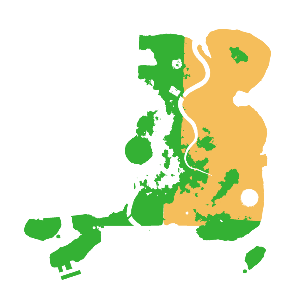 Biome Rust Map: Procedural Map, Size: 3000, Seed: 21604531