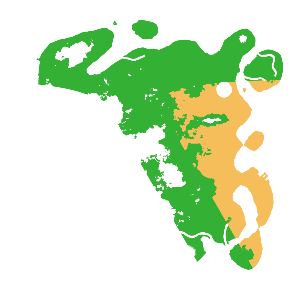 Biome Rust Map: Procedural Map, Size: 3500, Seed: 990232192