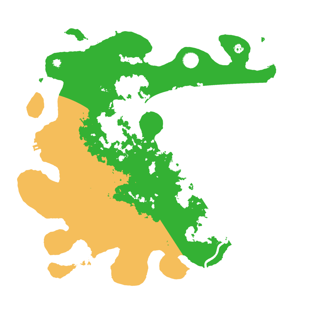 Biome Rust Map: Procedural Map, Size: 3500, Seed: 9666469