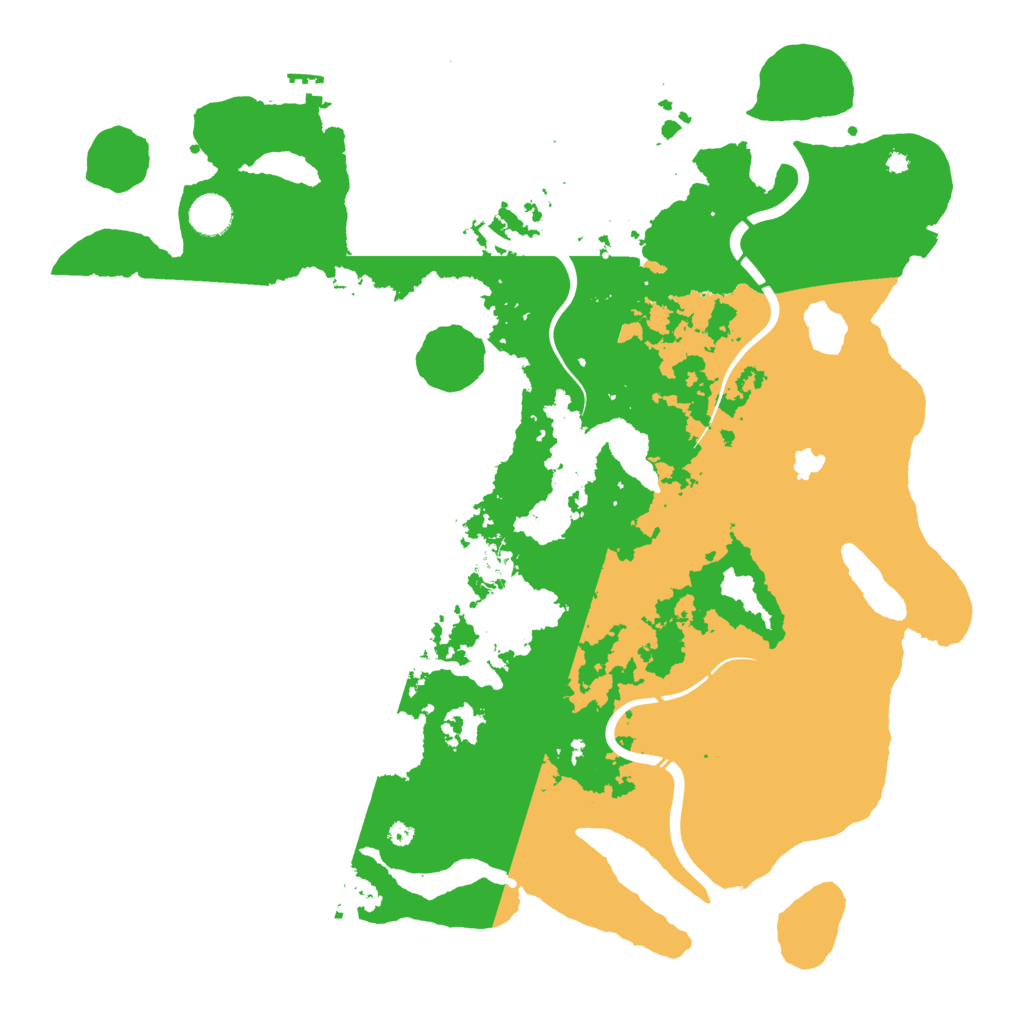 Biome Rust Map: Procedural Map, Size: 4250, Seed: 279001580