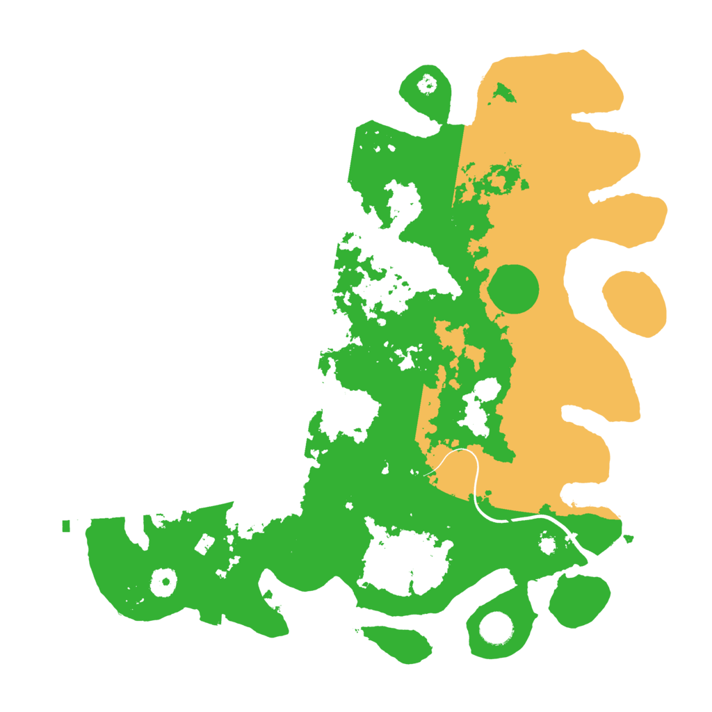 Biome Rust Map: Procedural Map, Size: 3800, Seed: 948275163