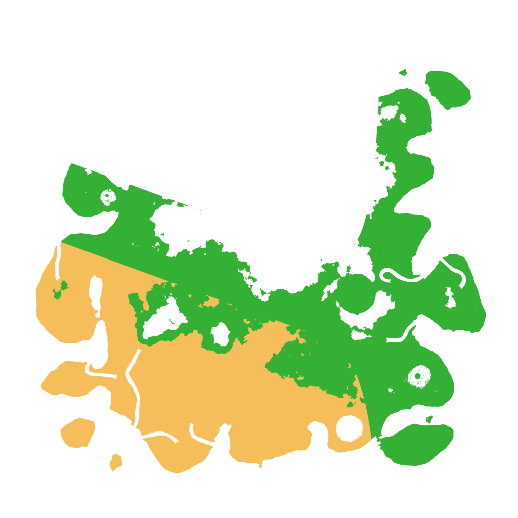 Biome Rust Map: Procedural Map, Size: 3500, Seed: 42972155