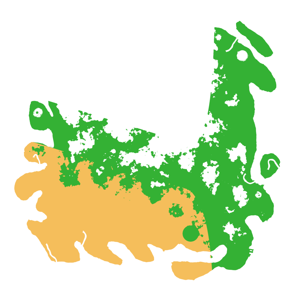 Biome Rust Map: Procedural Map, Size: 4800, Seed: 448597404