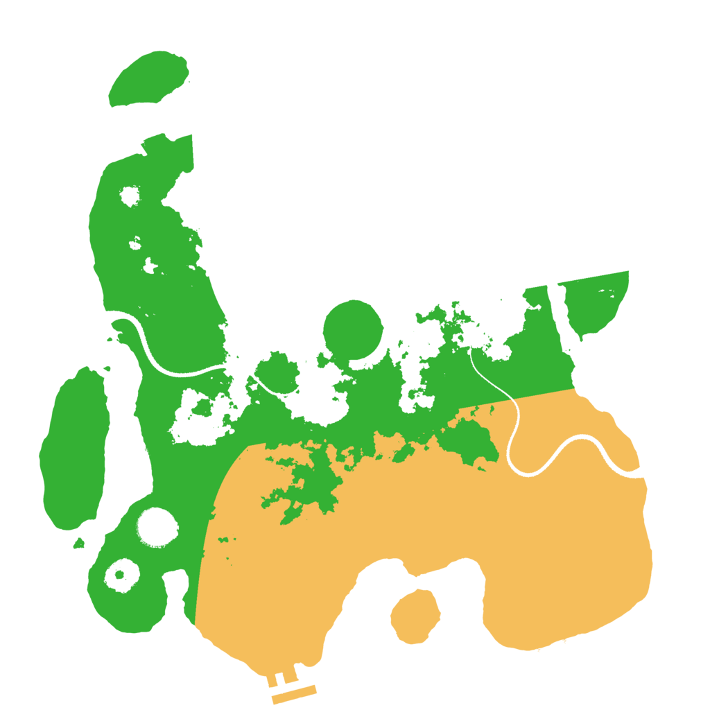 Biome Rust Map: Procedural Map, Size: 3200, Seed: 103