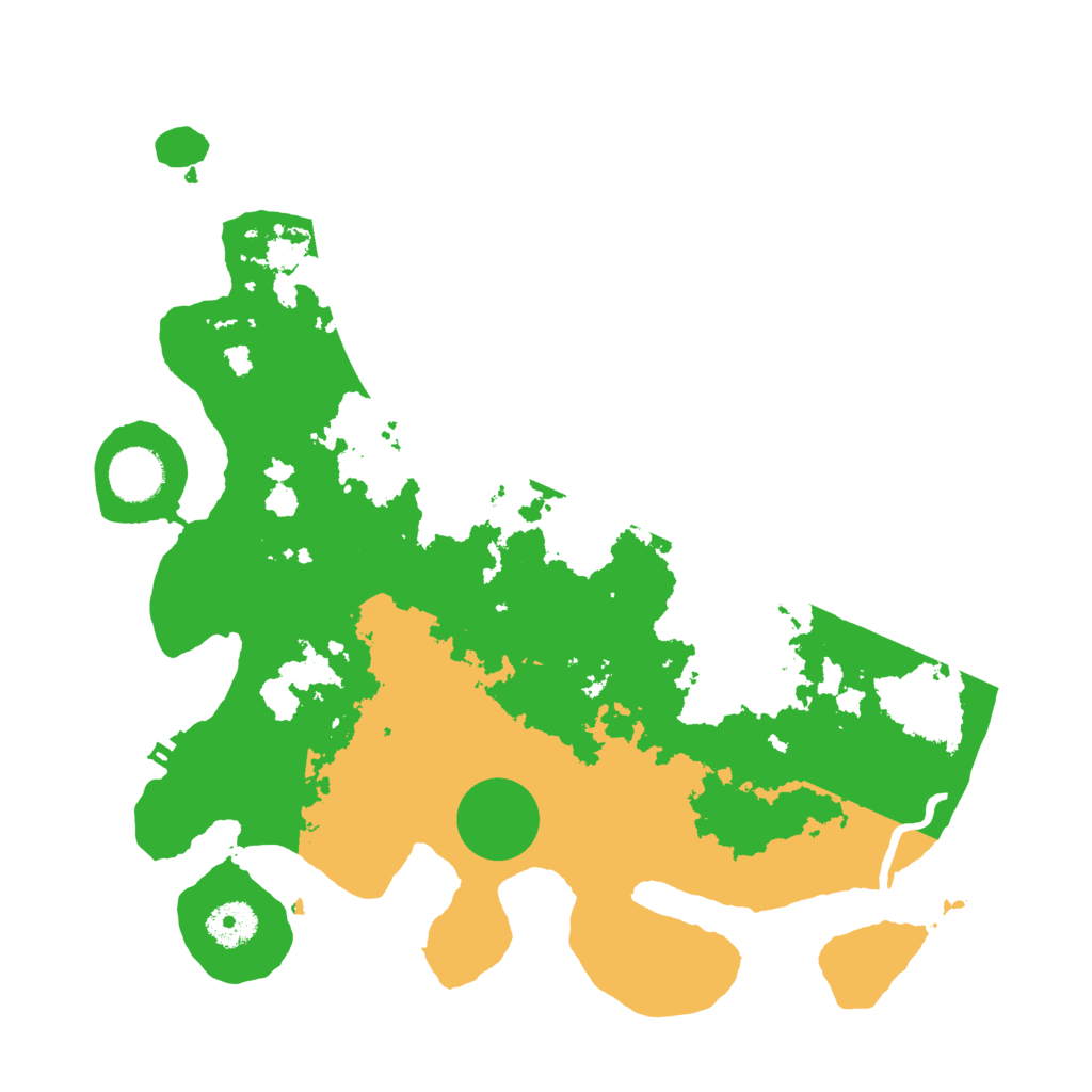 Biome Rust Map: Procedural Map, Size: 3500, Seed: 912537773