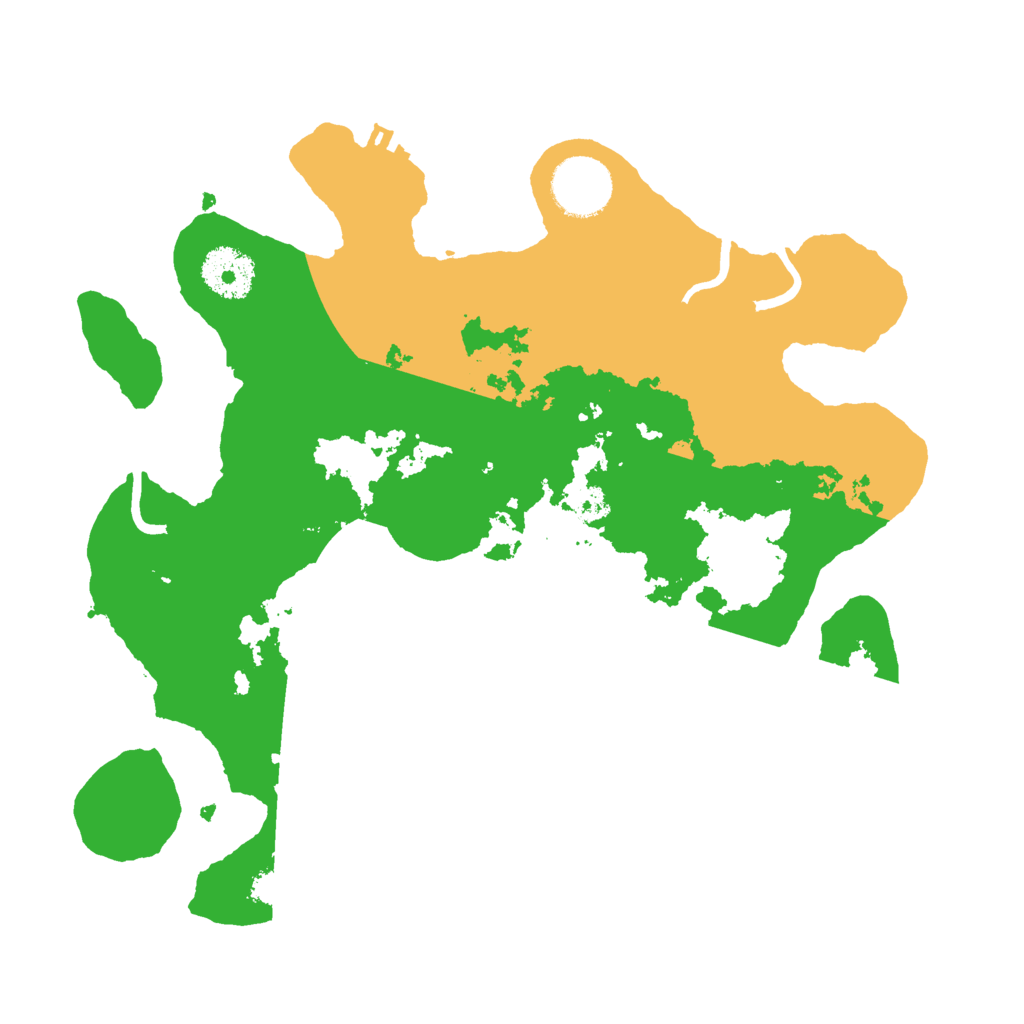 Biome Rust Map: Procedural Map, Size: 3000, Seed: 1290909799