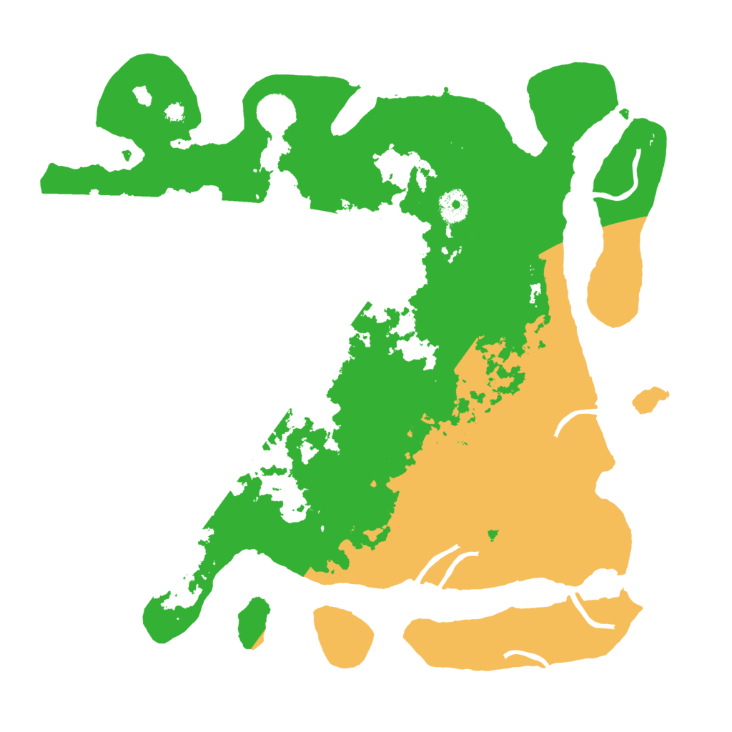 Biome Rust Map: Procedural Map, Size: 3500, Seed: 5826