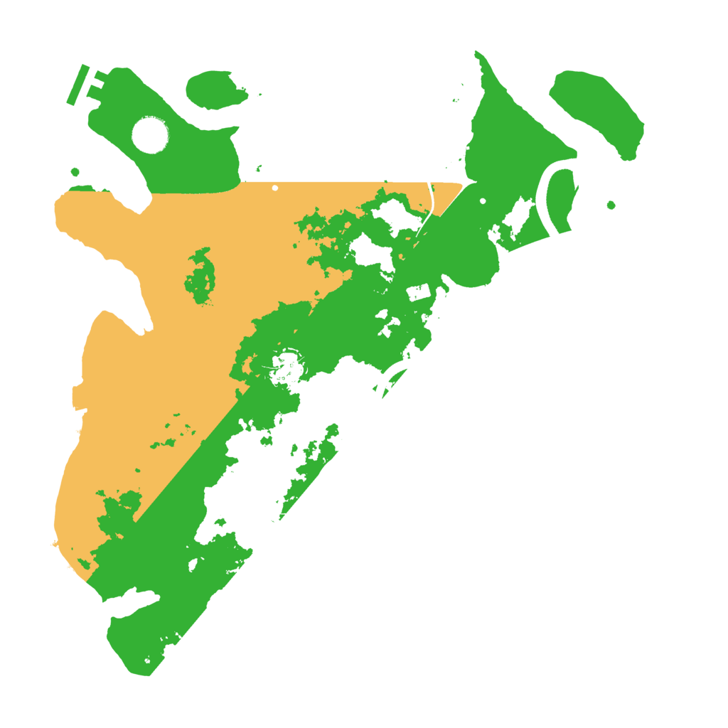 Biome Rust Map: Procedural Map, Size: 3500, Seed: 73663667