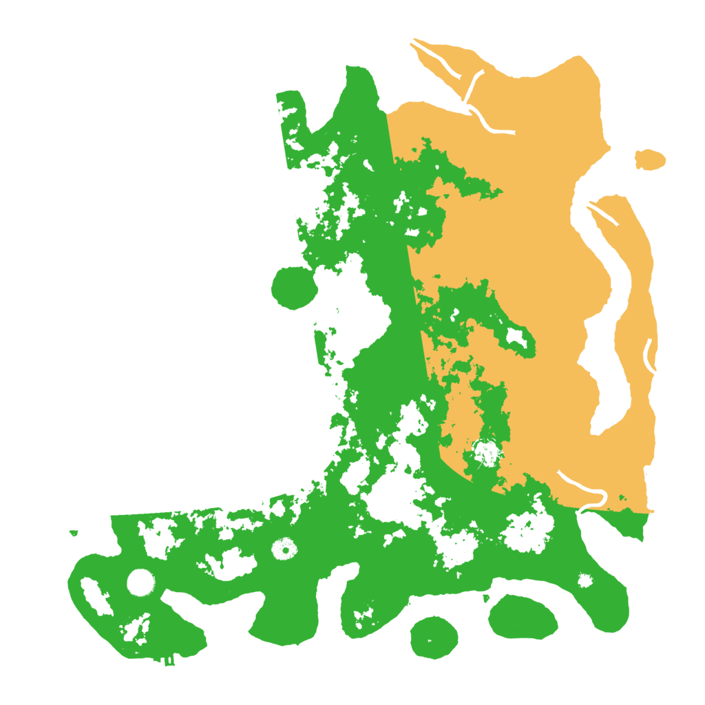 Biome Rust Map: Procedural Map, Size: 4500, Seed: 440457105