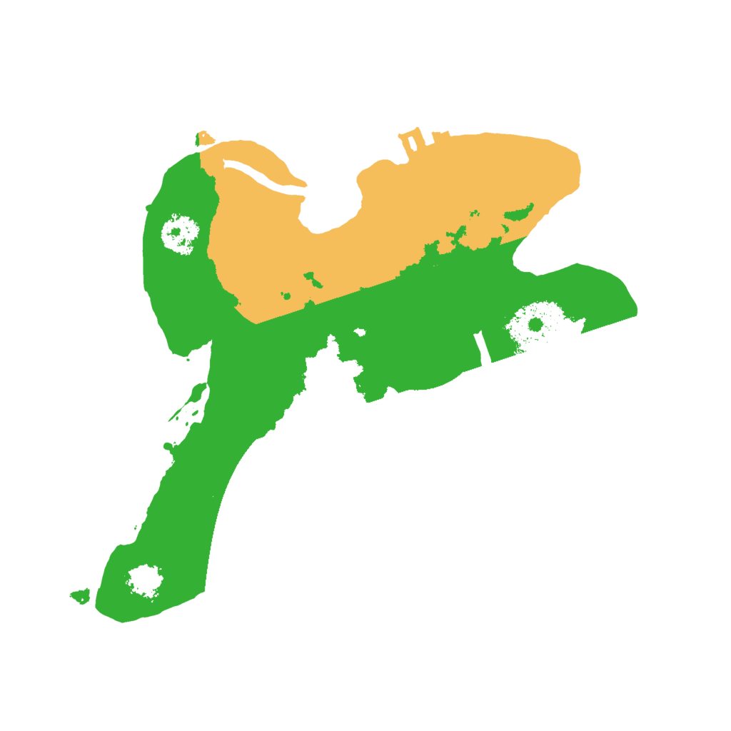 Biome Rust Map: Procedural Map, Size: 2000, Seed: 162148266