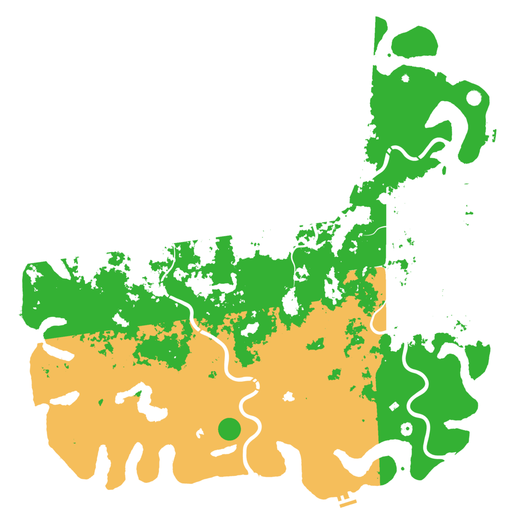 Biome Rust Map: Procedural Map, Size: 6000, Seed: 87646723