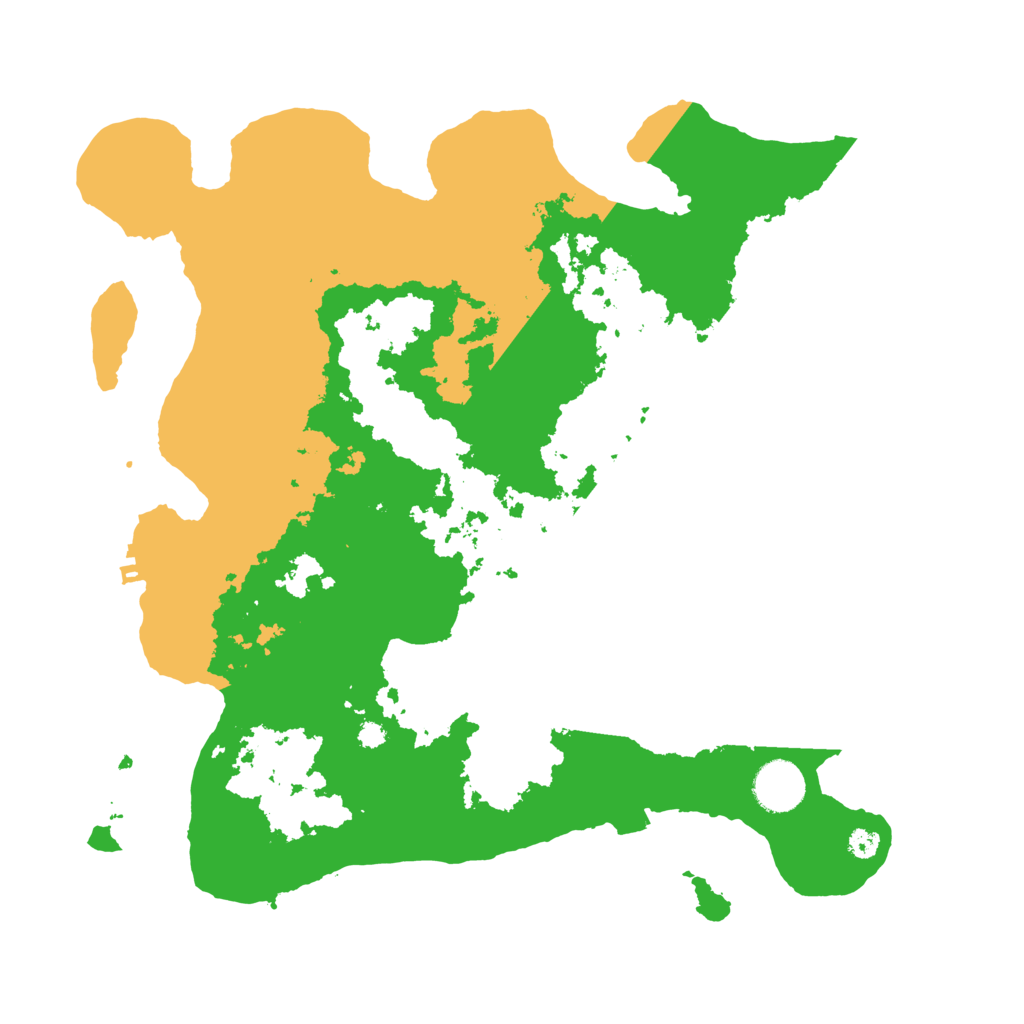 Biome Rust Map: Procedural Map, Size: 3500, Seed: 11259691