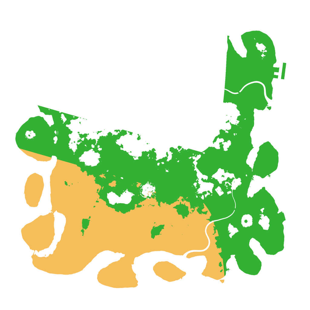 Biome Rust Map: Procedural Map, Size: 3800, Seed: 2662595