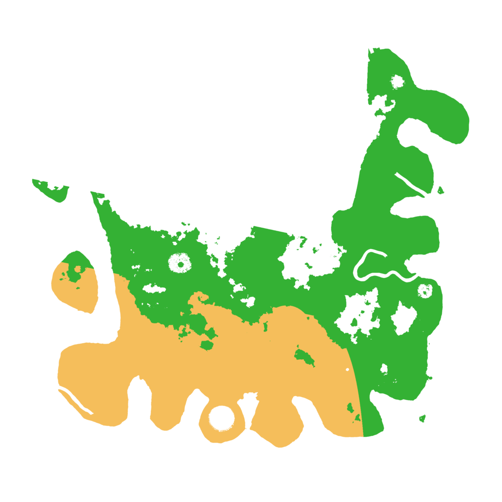 Biome Rust Map: Procedural Map, Size: 3500, Seed: 28684436