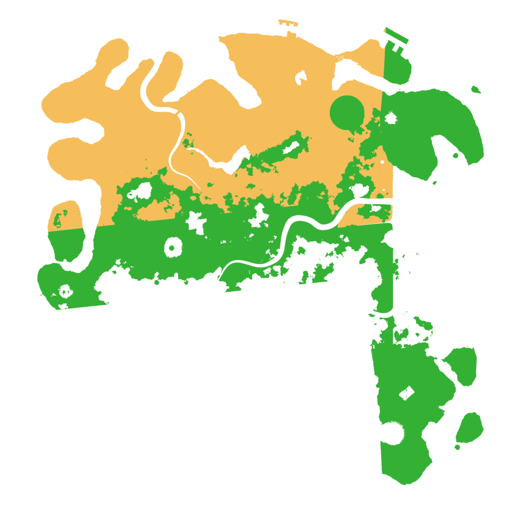 Biome Rust Map: Procedural Map, Size: 4000, Seed: 408068580