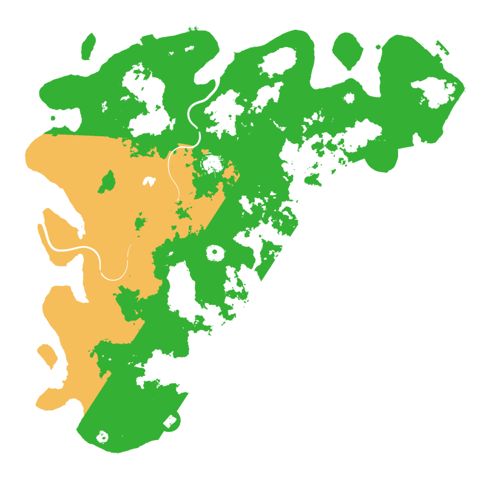 Biome Rust Map: Procedural Map, Size: 4300, Seed: 100067416