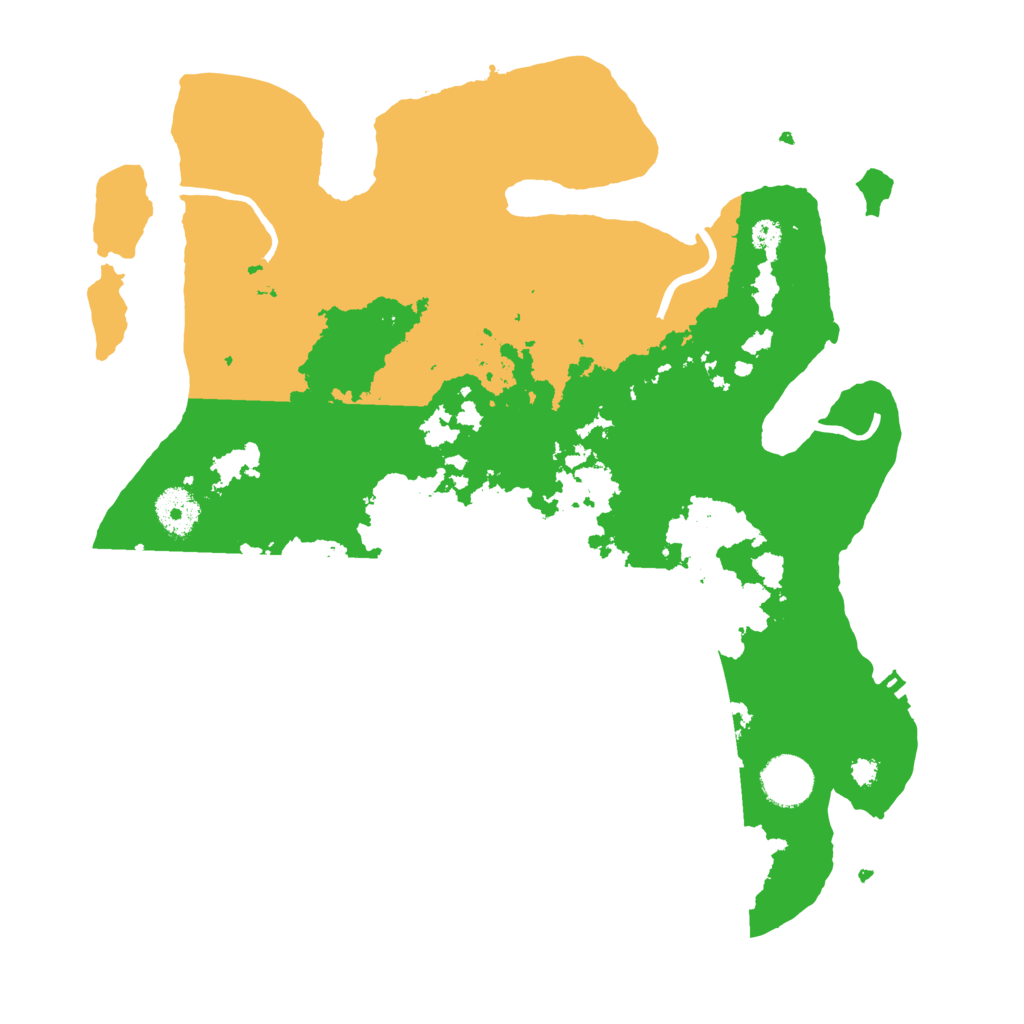 Biome Rust Map: Procedural Map, Size: 3500, Seed: 2906