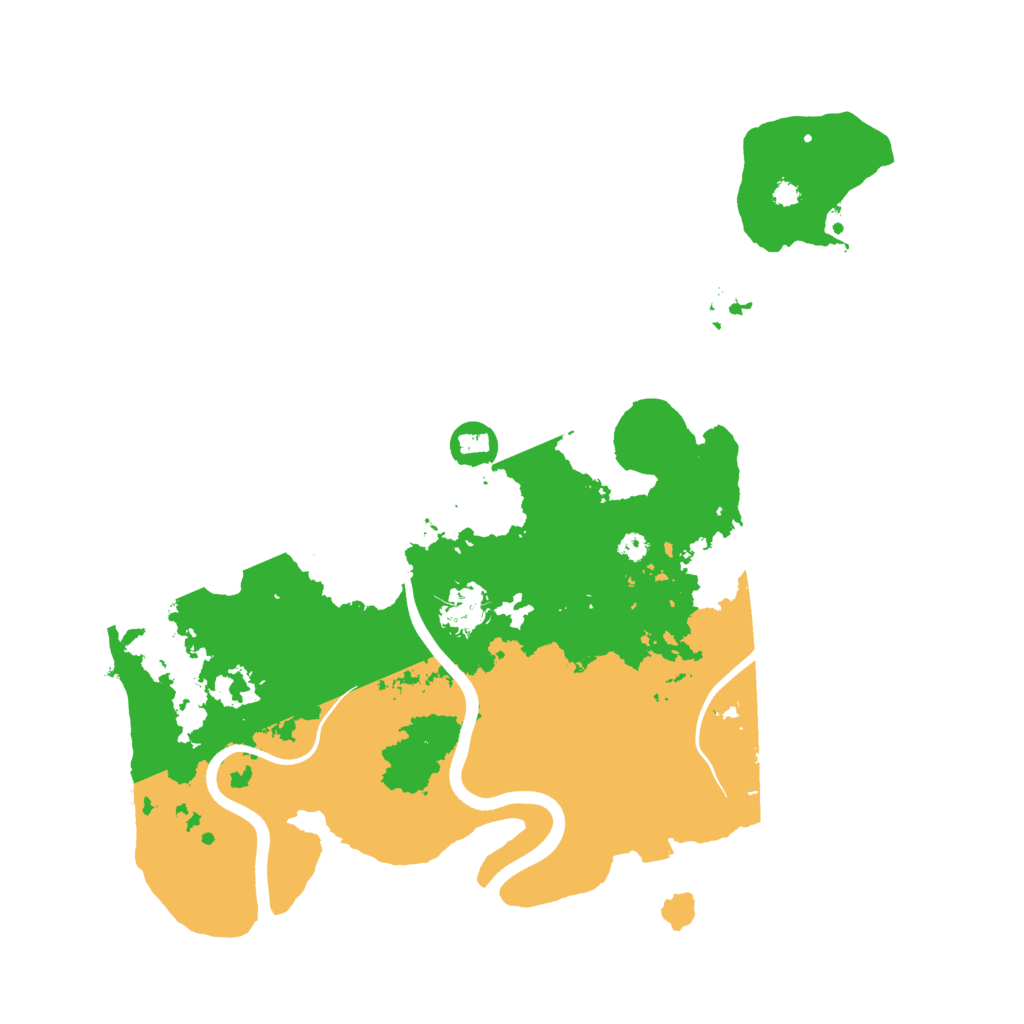 Biome Rust Map: Procedural Map, Size: 3700, Seed: 1298970919