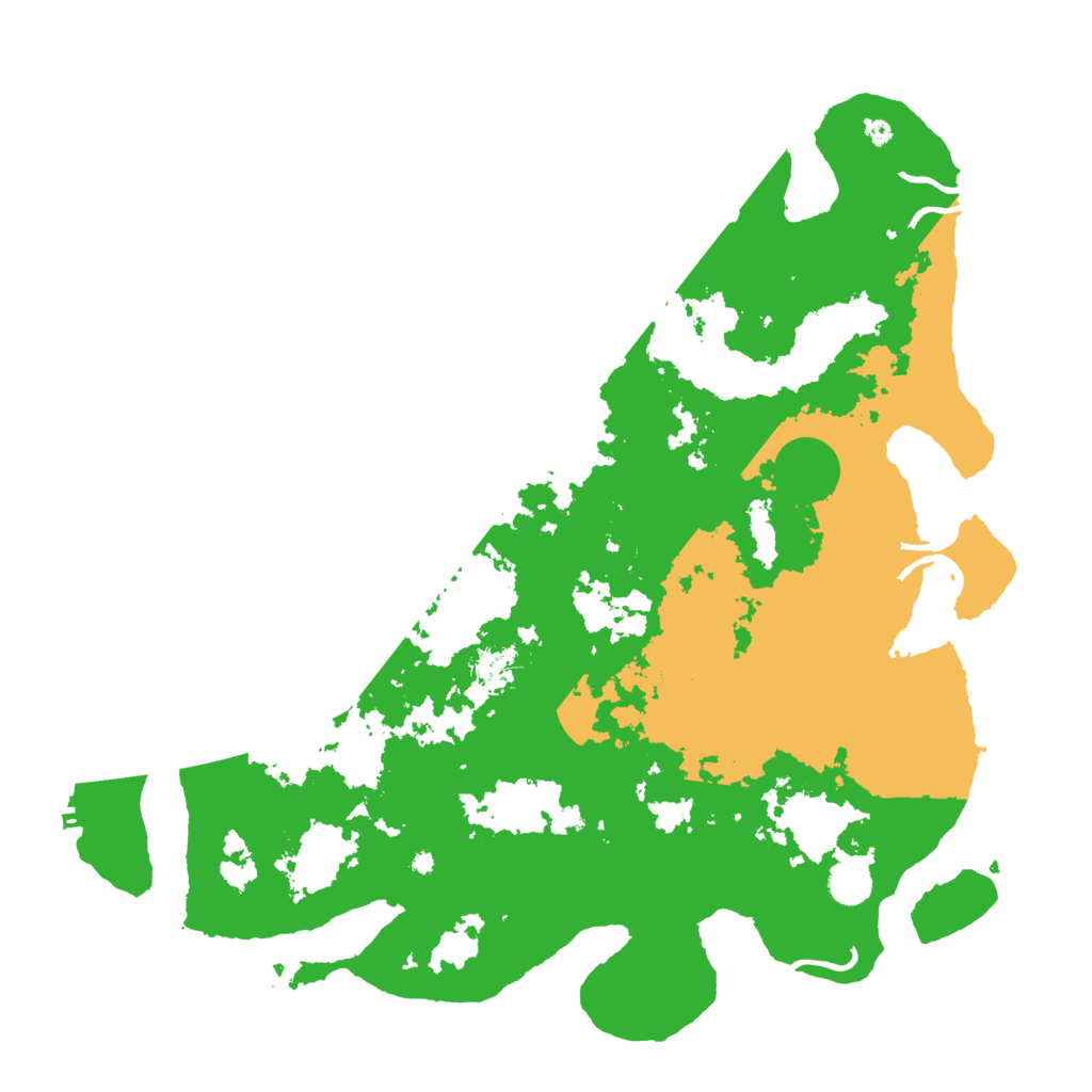 Biome Rust Map: Procedural Map, Size: 4500, Seed: 1766486134